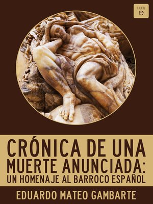 cover image of Crónica de una muerte anunciada